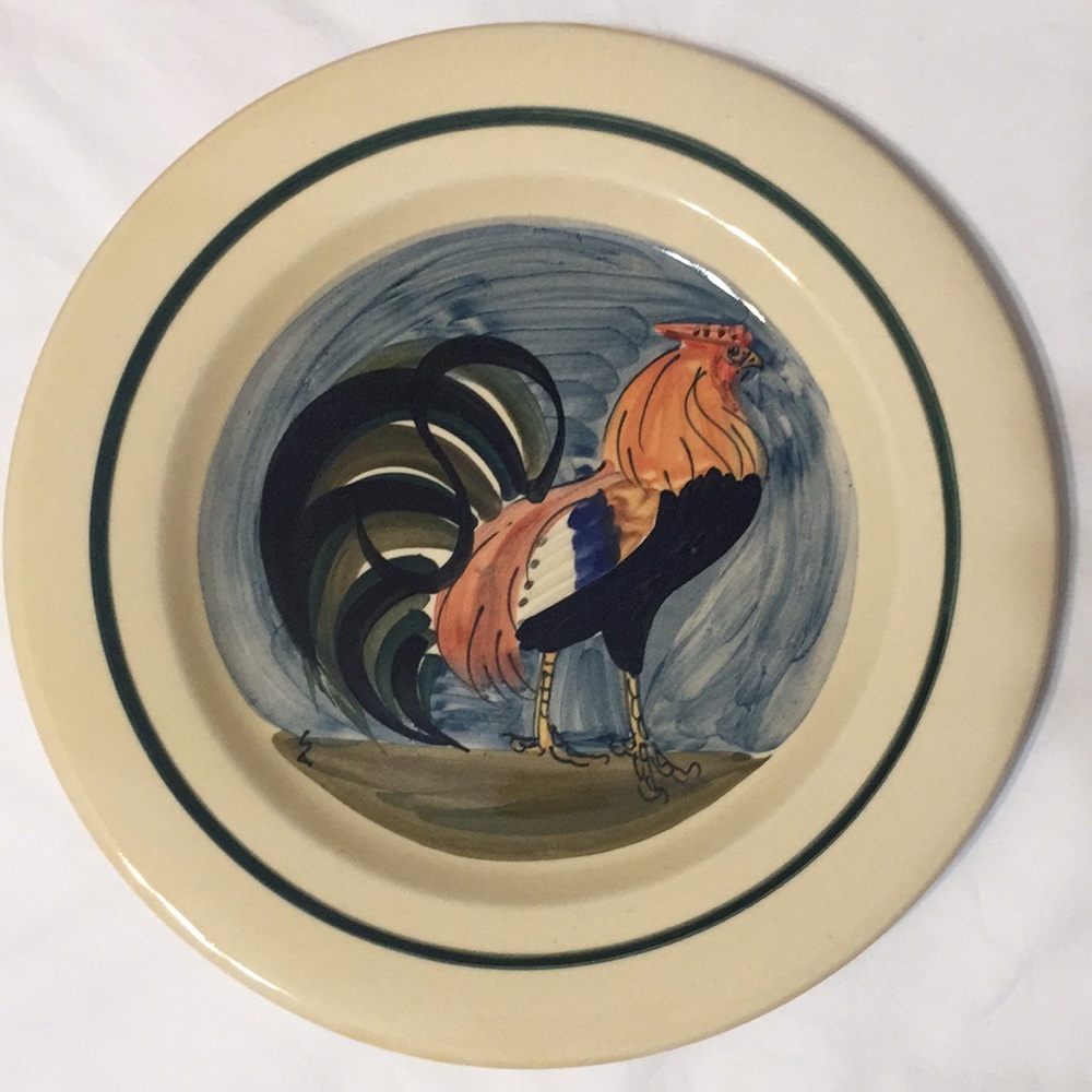 Plate from Iden Pottery, England